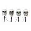 Outlet 🎉 Home Accents Holiday 14.5 In. LED Scary Skull Pathway Markers With Timer (4-Pack) ✔️