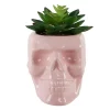 Coupon ✔️ Flora Bunda 4.5 In. X 3.5 In. Artificial Succulent In Pink Ceramic Sugar Skull 👍 -Halloween-Decorations Sales unnamed file 617
