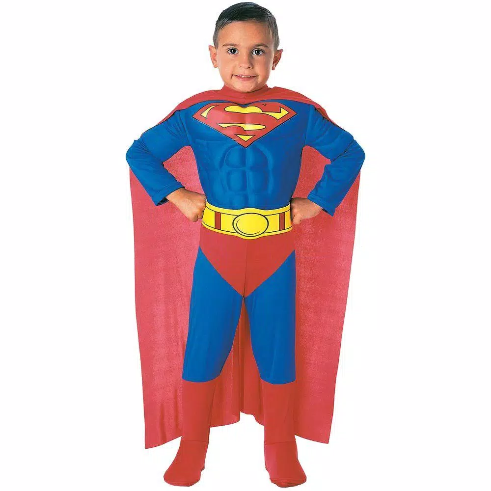 Brand new 🧨 Rubie's Costumes Rubie’s Costumes 4T Deluxe Muscle Chest Superman Toddler Costume 🛒 3 Brand new 🧨 Rubie's Costumes Rubie’s Costumes 4T Deluxe Muscle Chest Superman Toddler Costume 🛒