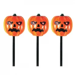 Promo ✨ Brite Star Battery Operated Pumpkin Light And Sound Haunted Pathmarkers (3-Pack) 💯