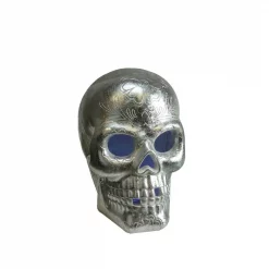 Cheapest 😉 Northlight 14 In. LED Silver Metallic Day Of The Dead Skull ⭐