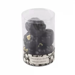 Promo 😍 Flora Bunda 3 In. 🧛 Halloween Black Plastic Pumpkins Fillers In PVC Gift Box (8-Pieces Per Box) 🌟