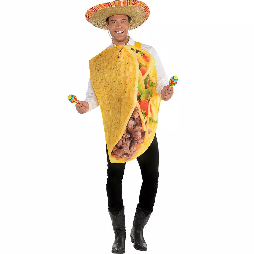 Buy β¨ Amscan Mens Taco Costume Standard 𧨠3 Buy β¨ Amscan Mens Taco Costume Standard π§¨