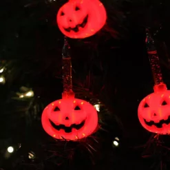 Best Sale 😍 Northlight Orange Pumpkin 💀 Halloween Bubble Light Set (Set Of 10) 🔔 -Halloween-Decorations Sales unnamed file 698