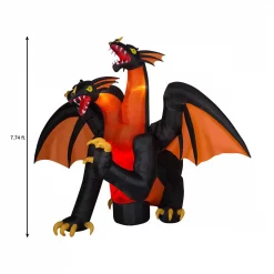 Best Pirce 🛒 Gemmy 7.5 Ft. Fire And Ice Two-Headed Dragon 💀 Halloween Inflatable With Animated Projection ⭐ -Halloween-Decorations Sales unnamed file 72