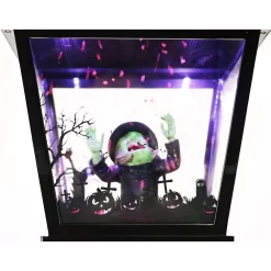 Promo 🌟 Haunted Hill Farm 71 In. Black Wicked Witch Lamp Post With Animation And Spooky Music 👏 -Halloween-Decorations Sales unnamed file 727