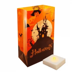 Wholesale ⭐ LUMABASE LumaLite Luminaria Kit 🎃 Halloween House (6-Count) ⭐