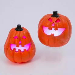 Best deal ⭐ Gerson 9.25 In. H Electric Smoking Vapor Jack-O-Lanterns With Color Changing Effect (Set Of 2) 🎉