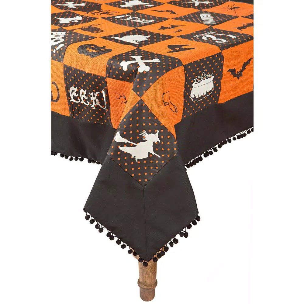 Cheapest ๐คฉ Xia Home Fashions 0.2 In. X 50 In. X 50 In. ๐ Halloween Patchwork Tablecloth โ๏ธ 3 Cheapest ๐คฉ Xia Home Fashions 0.2 In. X 50 In. X 50 In. ๐ Halloween Patchwork Tablecloth โ๏ธ