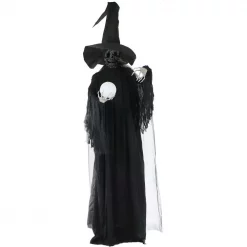 Outlet 🛒 Haunted Hill Farm 7.5 Ft. Phantom Witch With Multi-Color Crystal Ball 💀 Halloween Prop ⭐