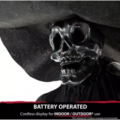 Outlet 🛒 Haunted Hill Farm 7.5 Ft. Phantom Witch With Multi-Color Crystal Ball 💀 Halloween Prop ⭐ -Halloween-Decorations Sales unnamed file 811