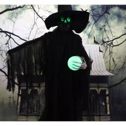 Outlet 🛒 Haunted Hill Farm 7.5 Ft. Phantom Witch With Multi-Color Crystal Ball 💀 Halloween Prop ⭐ -Halloween-Decorations Sales unnamed file 812