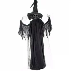 Outlet 🛒 Haunted Hill Farm 7.5 Ft. Phantom Witch With Multi-Color Crystal Ball 💀 Halloween Prop ⭐ -Halloween-Decorations Sales unnamed file 815