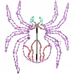 Brand new 🤩 Haunted Hill Farm 48 In. X 40 In. Creepy Crawling Spider Indoor/Outdoor LED 🦇 Halloween Window Light 🧨 -Halloween-Decorations Sales unnamed file 822