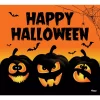 Discount 🎁 My Door Decor 7 Ft. X 8 Ft. Happy 🧛 Halloween Jack-O-Lanterns Garage Door Decor Mural For Single Car Garage 🎁