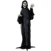 Budget 🧨 Haunted Hill Farm 5 Ft. Animatronic Grim Reaper 🦇 Halloween Prop 🔥