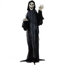 Budget ๐งจ Haunted Hill Farm 5 Ft. Animatronic Grim Reaper ๐ฆ Halloween Prop ๐ฅ