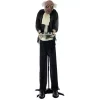 New 🔥 Haunted Hill Farm 5 Ft. Animatronic Moaning Butler 💀 Halloween Prop ✔️