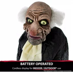 New 🔥 Haunted Hill Farm 5 Ft. Animatronic Moaning Butler 💀 Halloween Prop ✔️ -Halloween-Decorations Sales unnamed file 879