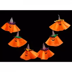 Flash Sale 😀 Worth Imports 71 In. 6-Light 💀 Halloween String Lights Pumpkin Garland 🧨