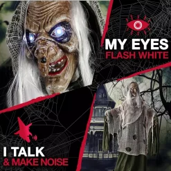 Wholesale ✔️ Haunted Hill Farm 5 Ft. Animatronic Talking Evil Witch 🎃 Halloween Prop ❤️ -Halloween-Decorations Sales unnamed file 891