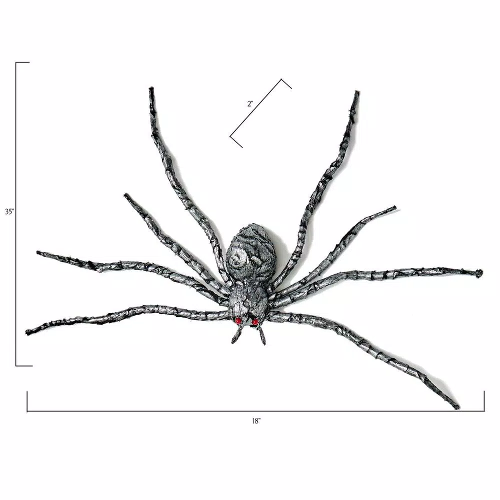 Outlet ๐ Worth Imports 35 In. Silver And Black Spider ๐ฆ Halloween Prop (Set Of 2) ๐งจ 4 Outlet ๐ Worth Imports 35 In. Silver And Black Spider ๐ฆ Halloween Prop (Set Of 2) ๐งจ - Image 2