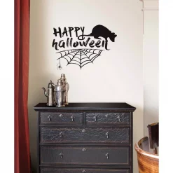 Wholesale 🎁 WallPops 17.25 In. X 19.5 In. Happy 🦇 Halloween Wall Quote 🔥