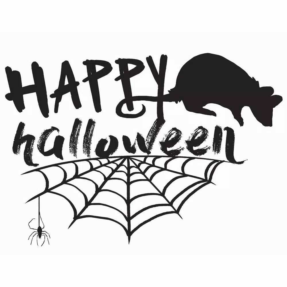 Wholesale 🎁 WallPops 17.25 In. X 19.5 In. Happy 🦇 Halloween Wall Quote 🔥 4 Wholesale 🎁 WallPops 17.25 In. X 19.5 In. Happy 🦇 Halloween Wall Quote 🔥 - Image 2