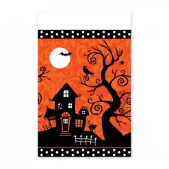 Best Pirce ⭐ Amscan 🦇 Halloween Frightfully Fancy Rectangular Table Cover (3-Pack) ❤️