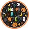 Cheap 🔔 Amscan 7 In. X 7 In. Paper 💀 Halloween Friends Round Plates 😍