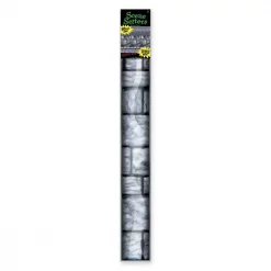 Flash Sale ❤️ Amscan 48 In. 🧛 Halloween Stone Wall Scene Setter Plastic Room Roll ⭐