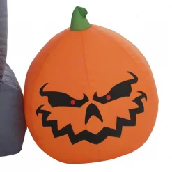 Best deal 😀 Gemmy 6 Ft. Pre-Lit Inflatable Animated Projection Fog Effect-Fire And Ice-Shaking Reaper Scene (RRPm) Airblown 😉 -Halloween-Decorations Sales unnamed file 981