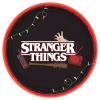 Discount 🧨 Amscan Stranger Things 9 In. Black 🦇 Halloween Plates Round Paper (4-Pack) 😀